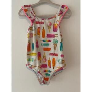 Kate Spade Toddler Girl Ice Cream Swimsuit Sz 2T